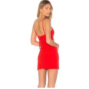 Gracey NBD Revolve Dress Red XL